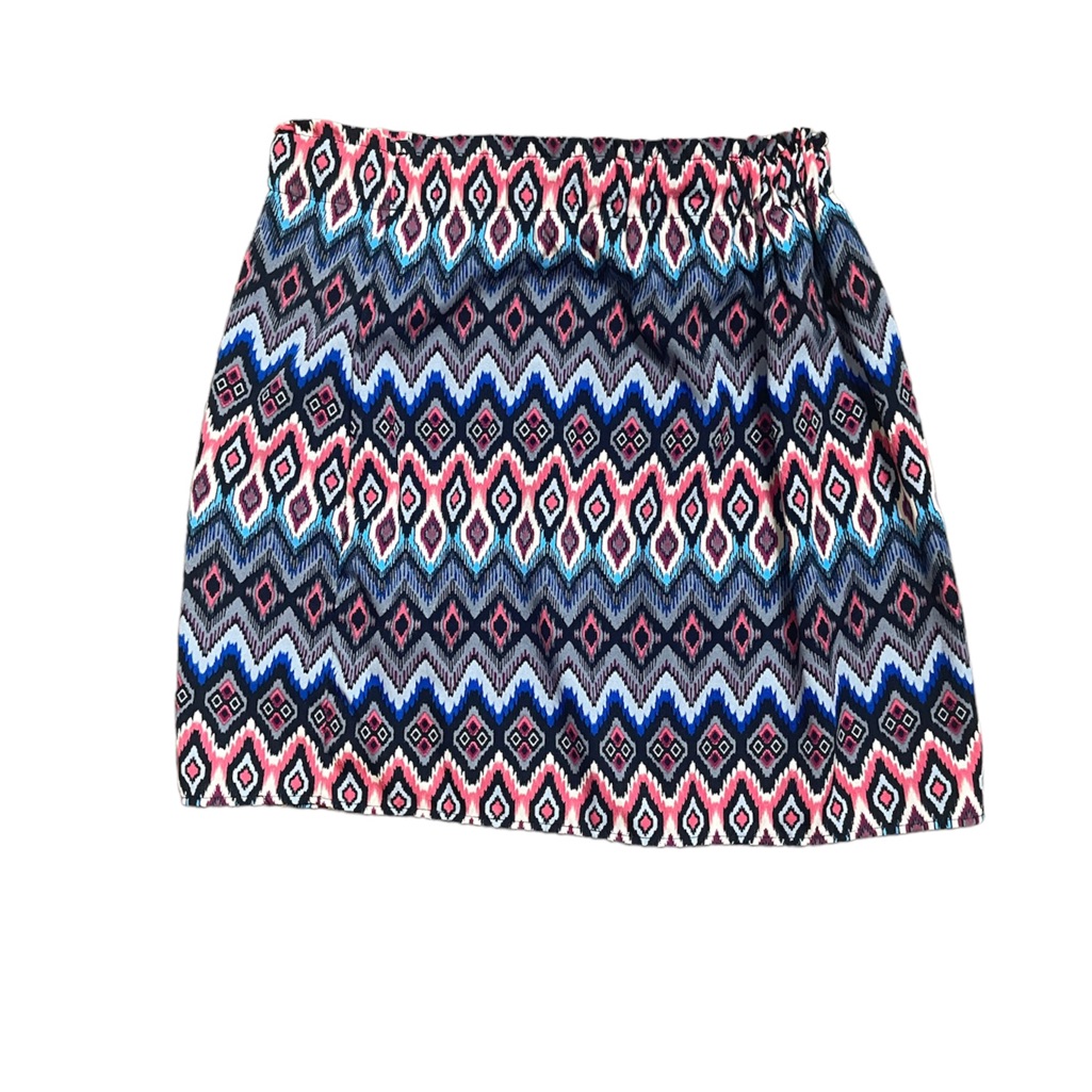 Alya Aztec Tribal Print Mini Skirt